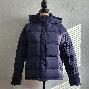 Women's Navy Puffer Jacket
